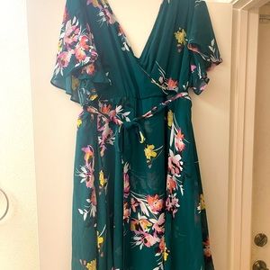 Gorgeous green Torrid dress size 4